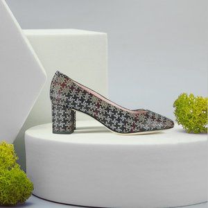 Julieta Sevilla Inglés High Heels in Plaid